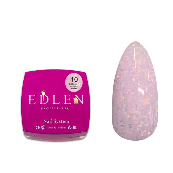 Builder gel Shimmer Edlen 15 ml no.10 Builder gel Shimmer Edlen 15 ml no.10