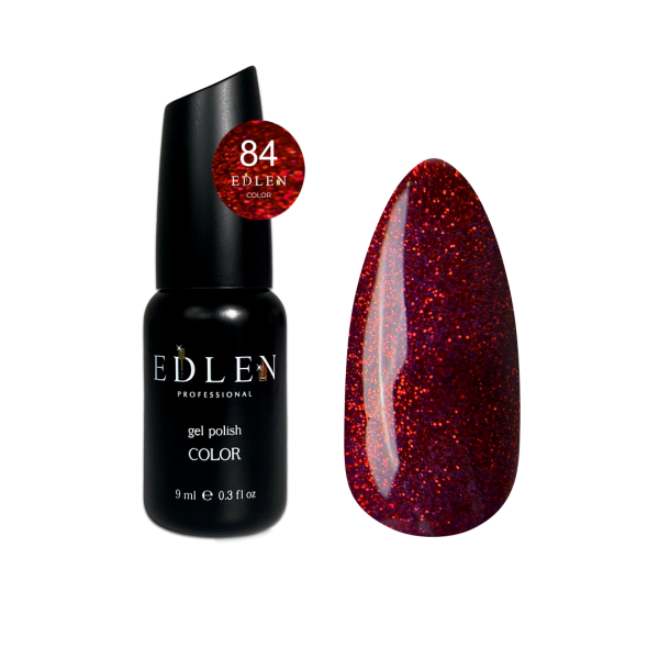Gel polish Edlen Color 9 ml no.084 Gel polish Edlen Color 9 ml no.084