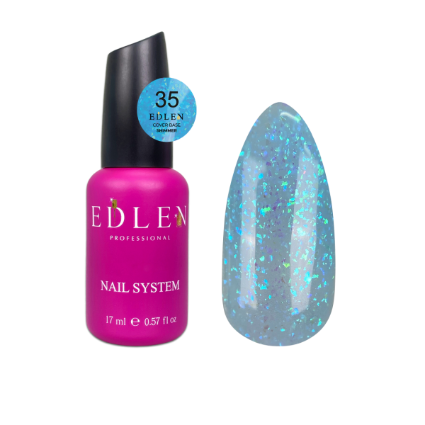 Cover base Shimmer Edlen 17 ml no.35 Cover base Shimmer Edlen 17 ml no.35