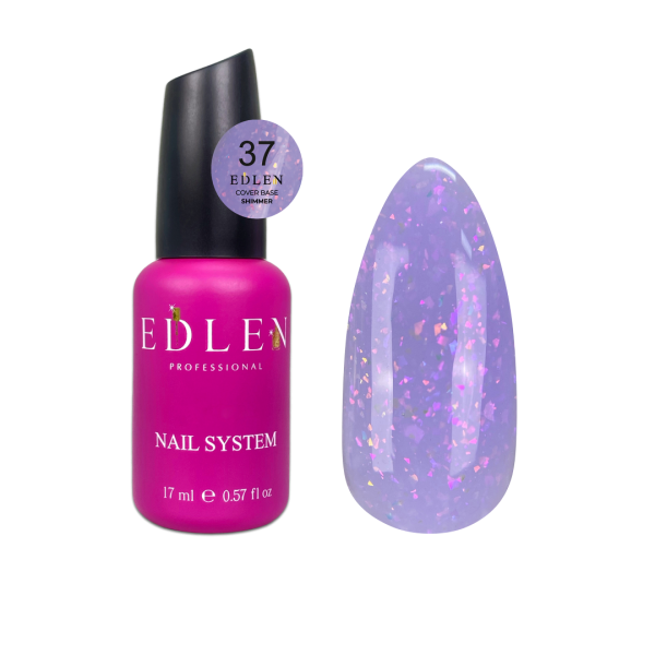 Cover base Shimmer Edlen 17 ml no.37 Cover base Shimmer Edlen 17 ml no.37
