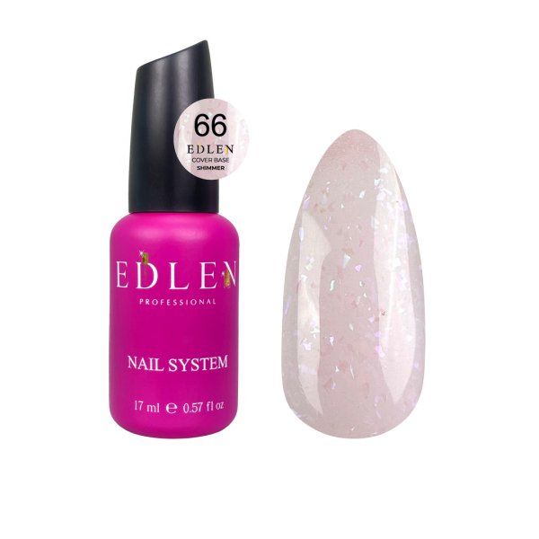 Cover base Shimmer Edlen 17 ml no.66 Cover base Shimmer Edlen 17 ml no.66