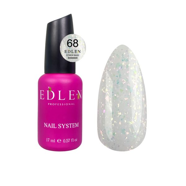 Cover base Shimmer Edlen 17 ml no.68 Cover base Shimmer Edlen 17 ml no.68