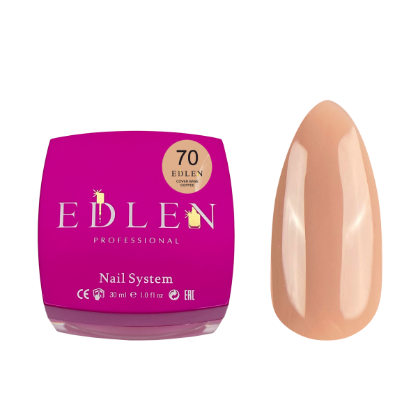 Cover base Coffee Edlen 30 ml no.70 Cover base Coffee Edlen 30 ml no.70