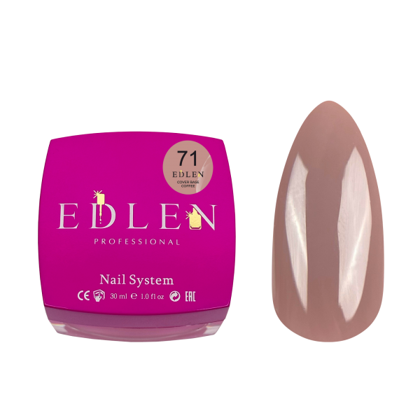 Cover base Coffee Edlen 30 ml no.71 Cover base Coffee Edlen 30 ml no.71