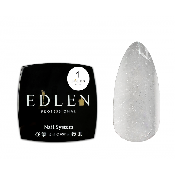 Poly gel Edlen 15 ml no.01 Poly gel Edlen 15 ml no.01