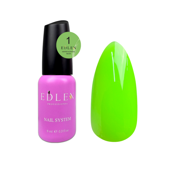 Water Acrygel Neon Edlen 9 ml no.01 Water Acrygel Neon Edlen 9 ml no.01