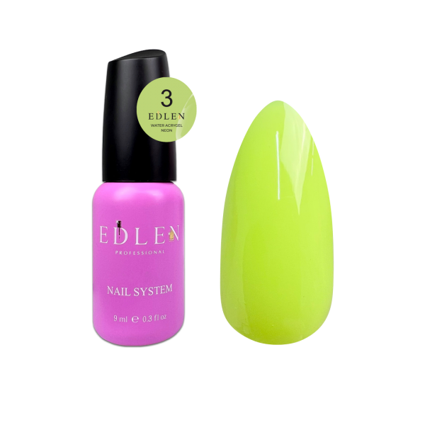 Water Acrygel Neon Edlen 9 ml no.03 Water Acrygel Neon Edlen 9 ml no.03