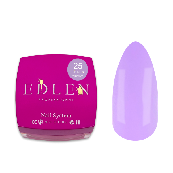 Water Acrygel Edlen Lavender 30 ml no.25 Water Acrygel Edlen Lavender 30 ml no.25