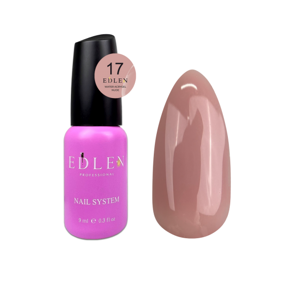 Water Acrygel Nude Edlen 9 ml no.17 Water Acrygel Nude Edlen 9 ml no.17