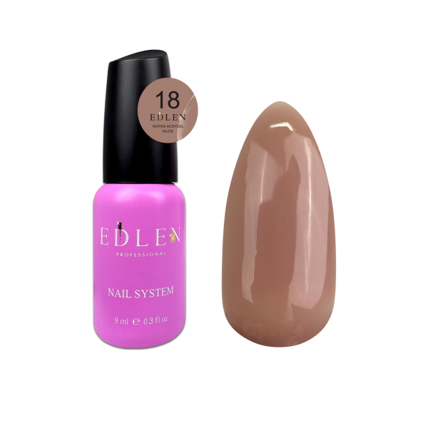 Water Acrygel Nude Edlen 9 ml no.18 Water Acrygel Nude Edlen 9 ml no.18