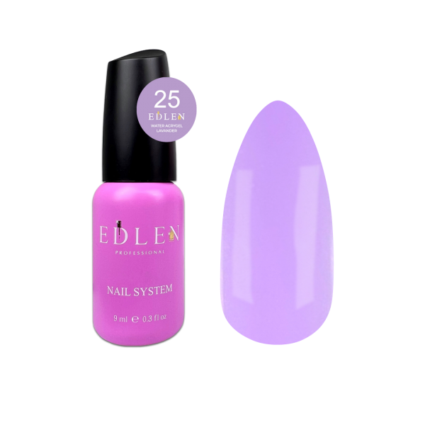 Water Acrygel Edlen Lavender 9 ml no.25 Water Acrygel Edlen Lavender 9 ml no.25