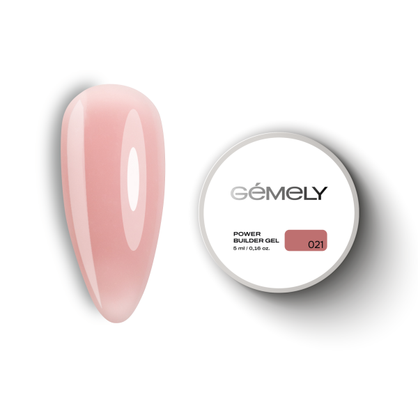 Power Builder gel 021 5 ml GEMELY GAMA Power Builder gel 021 5 ml GEMELY GAMA