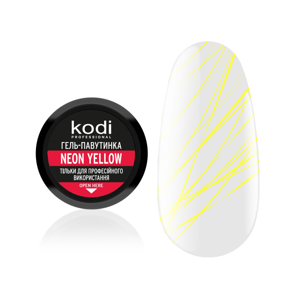 Spider gel Kodi Professional Neon Yellow 4 ml Spider gel Kodi Professional Neon Yellow 4 ml