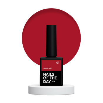 Base NAILSOFTHEDAY Malbec 01 10 ml 