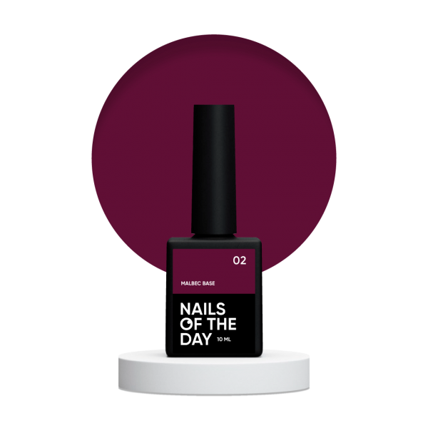 Base NAILSOFTHEDAY Malbec 02 10 ml Base NAILSOFTHEDAY Malbec 02 10 ml