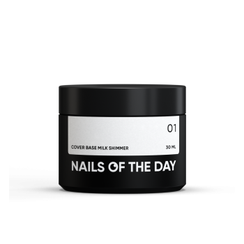 Base NAILSOFTHEDAY Milk shimmer 01 30 ml