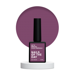 Gel polish NAILSOFTHEDAY Lets special Cold Marsala 10 ml 