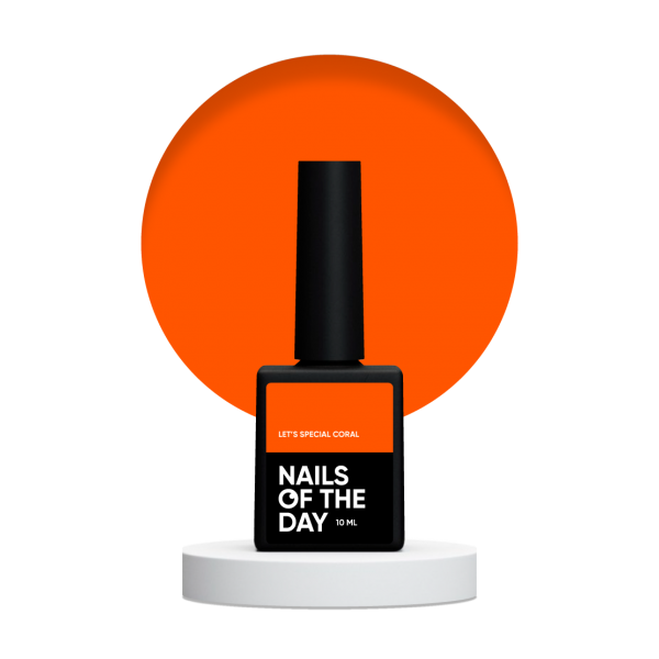 Gel polish NAILSOFTHEDAY Lets special coral 10 ml Gel polish NAILSOFTHEDAY Lets special coral 10 ml