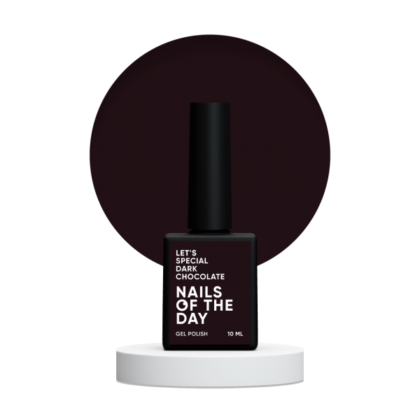 Gel polish NAILSOFTHEDAY Lets special Dark Chocolate 10 ml 