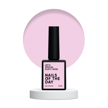 Gel polish NAILSOFTHEDAY Lets special dusty rose 10 ml 