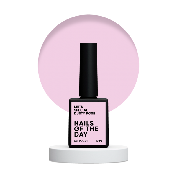 Gel polish NAILSOFTHEDAY Lets special dusty rose 10 ml 