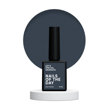 Gel polish NAILSOFTHEDAY Lets special Graphite 10 ml 