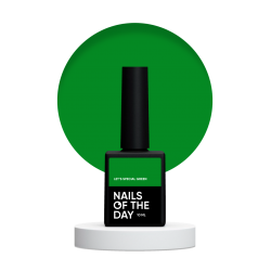 Gel polish NAILSOFTHEDAY Lets special green 10 ml 