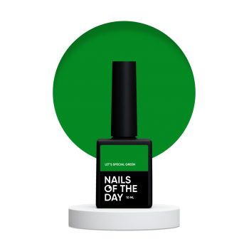 Gel polish NAILSOFTHEDAY Lets special green 10 ml 