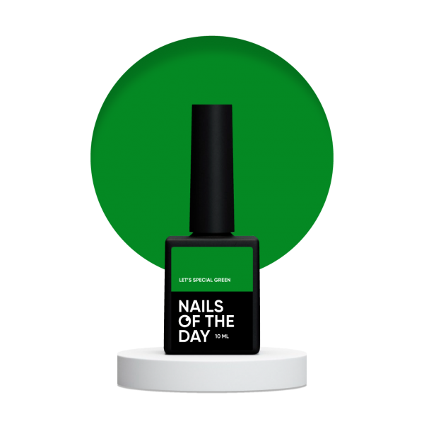 Gel polish NAILSOFTHEDAY Lets special green 10 ml Gel polish NAILSOFTHEDAY Lets special green 10 ml