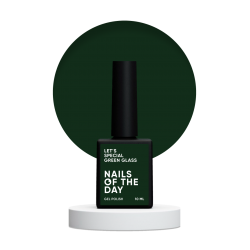 Gel polish NAILSOFTHEDAY Lets special Green glass 10 ml 
