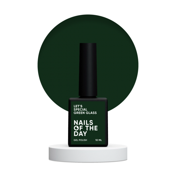 Gel polish NAILSOFTHEDAY Lets special Green glass 10 ml Gel polish NAILSOFTHEDAY Lets special Green glass 10 ml