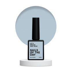 Gel polish NAILSOFTHEDAY Lets special Grey blue 10 ml 