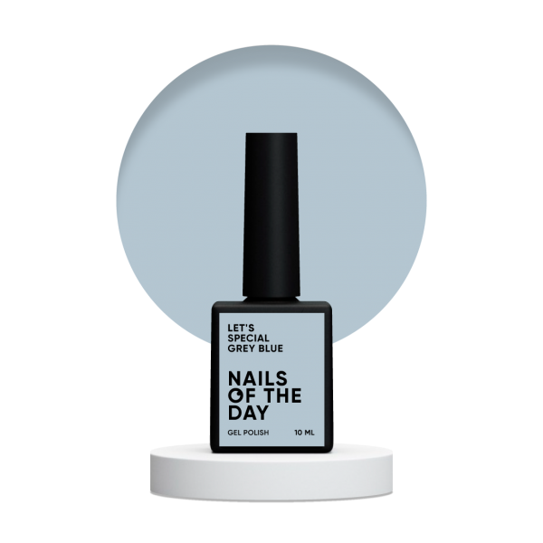 Gel polish NAILSOFTHEDAY Lets special Grey blue 10 ml Gel polish NAILSOFTHEDAY Lets special Grey blue 10 ml