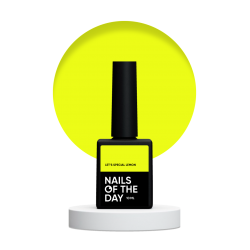 Gel polish NAILSOFTHEDAY Lets special lemon 10 ml 