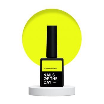 Gel polish NAILSOFTHEDAY Lets special lemon 10 ml 
