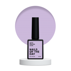 Gel polish NAILSOFTHEDAY Lets special lilac 10 ml 