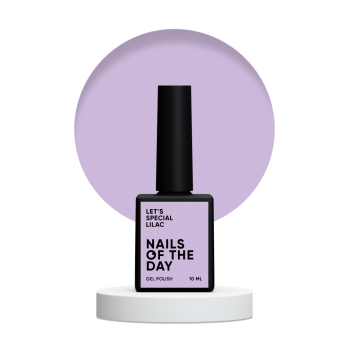 Gel polish NAILSOFTHEDAY Lets special lilac 10 ml 