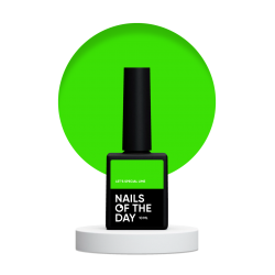 Gel polish NAILSOFTHEDAY Lets special lime 10 ml 