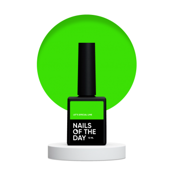 Gel polish NAILSOFTHEDAY Lets special lime 10 ml 