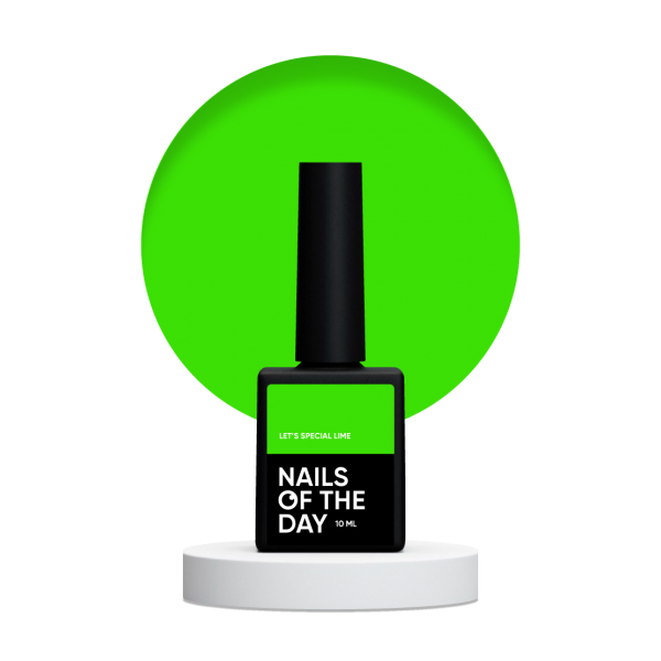 Gel polish NAILSOFTHEDAY Lets special lime 10 ml 