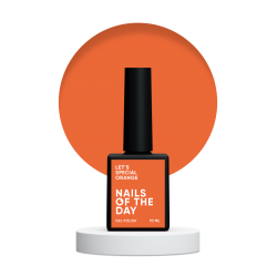 Gel polish NAILSOFTHEDAY Lets special orange 10 ml 