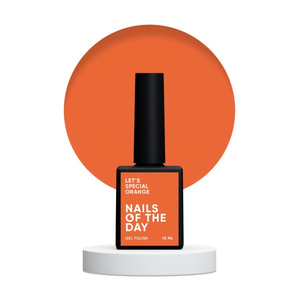 Gel polish NAILSOFTHEDAY Lets special orange 10 ml 