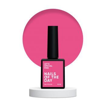 Gel polish NAILSOFTHEDAY Lets special pink 10 ml 