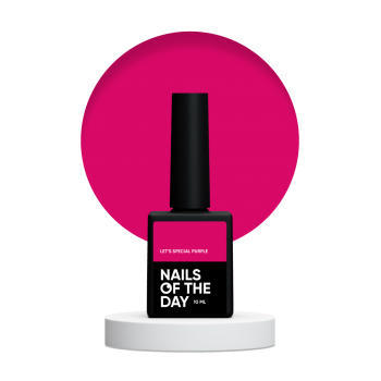 Gel polish NAILSOFTHEDAY Lets special purple 10 ml 