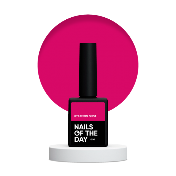 Gel polish NAILSOFTHEDAY Lets special purple 10 ml 