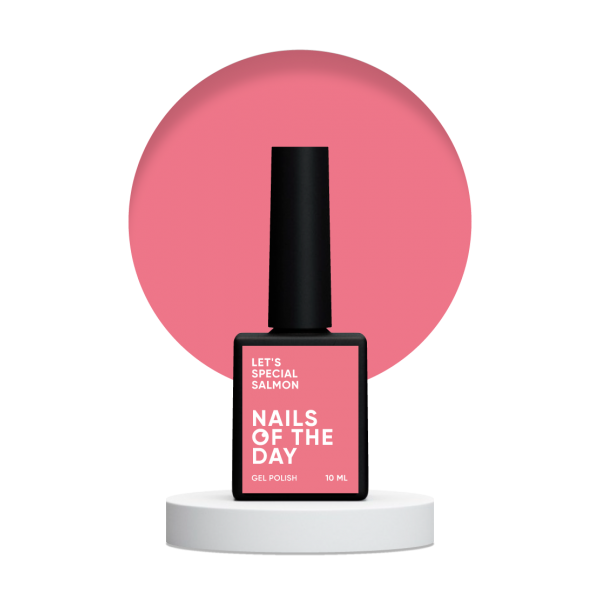 Gel polish NAILSOFTHEDAY Lets special salmon 10 ml 
