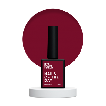 Gel polish NAILSOFTHEDAY Lets special Scarlet 10 ml 