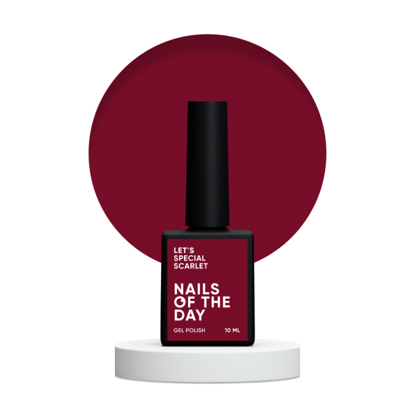 Gel polish NAILSOFTHEDAY Lets special Scarlet 10 ml 
