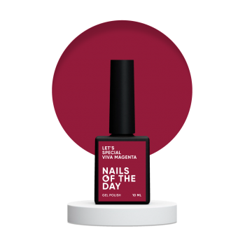 Gel polish NAILSOFTHEDAY Lets special Viva Magenta 10 ml 