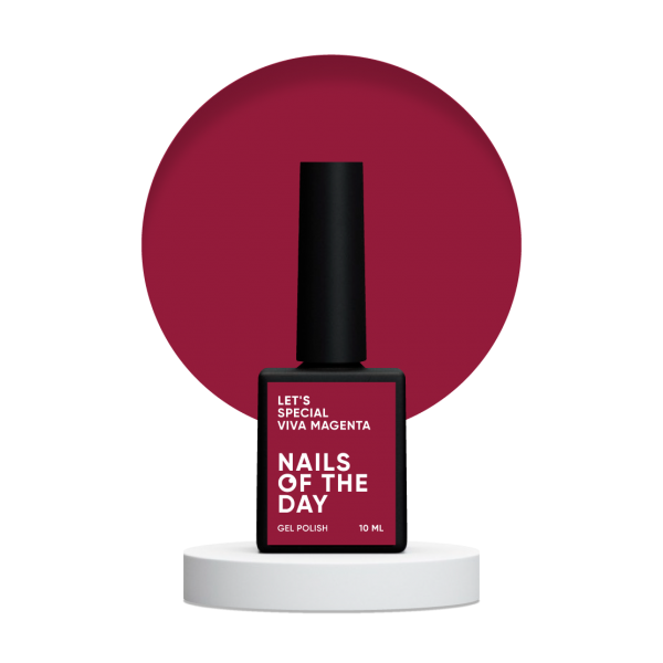 Gel polish NAILSOFTHEDAY Lets special Viva Magenta 10 ml Gel polish NAILSOFTHEDAY Lets special Viva Magenta 10 ml